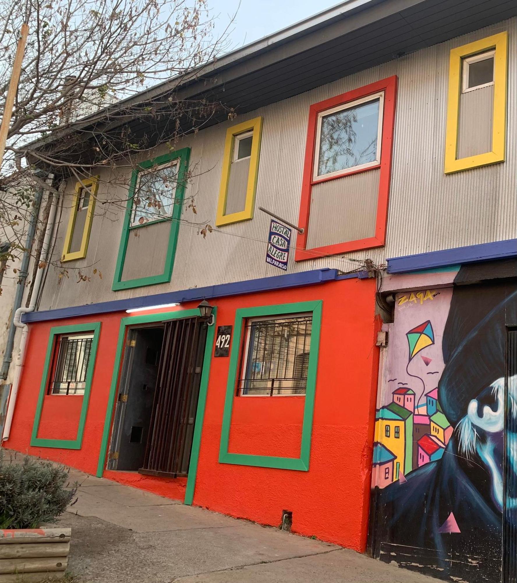 Hostal Casa Alegre Valparaíso Exterior foto